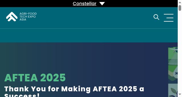 Screenshot of agrifoodtechexpo.com
