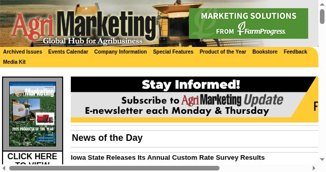 Screenshot of agrimarketing.com