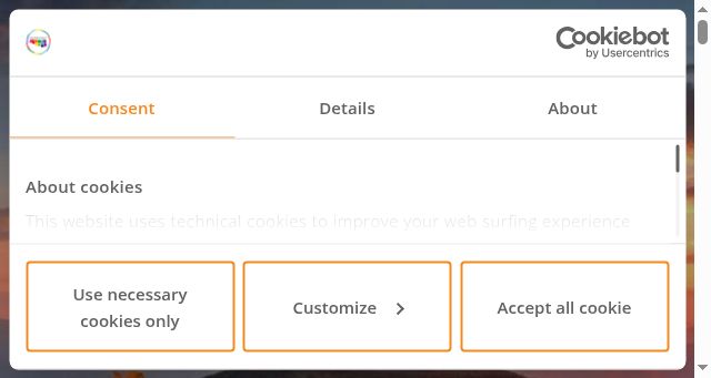 Screenshot of agriturismo.emilia-romagna.it