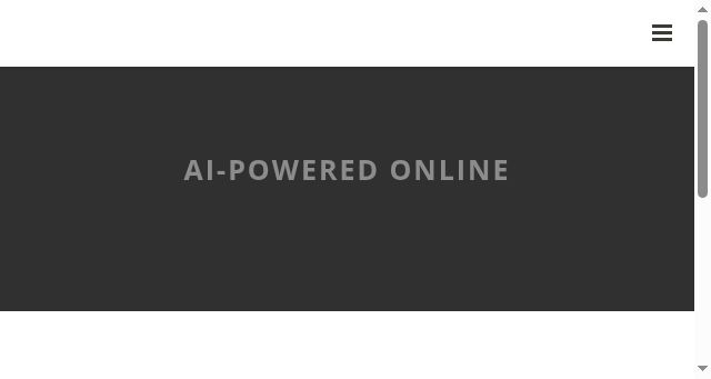 Screenshot of ai-powered.online