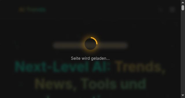 Screenshot of ai-trends.blog