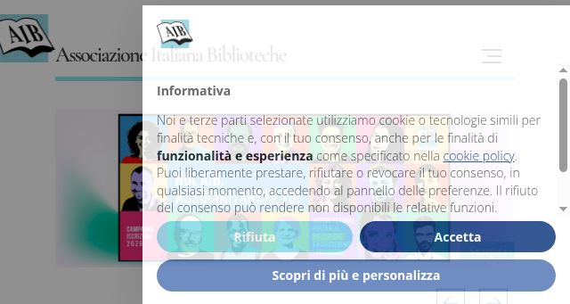 Screenshot of aib.it