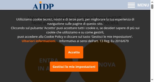 Screenshot of aidp.it