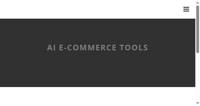 Screenshot of aiecommercetools.online