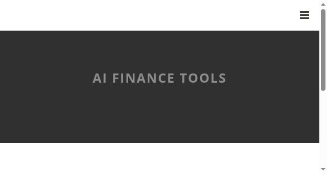 Screenshot of aifinancetools.online