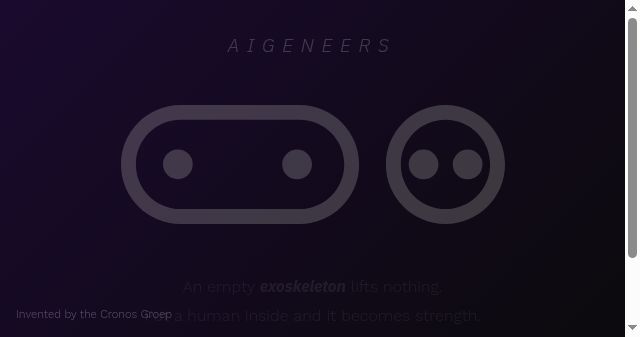 Screenshot of aigeneers.eu