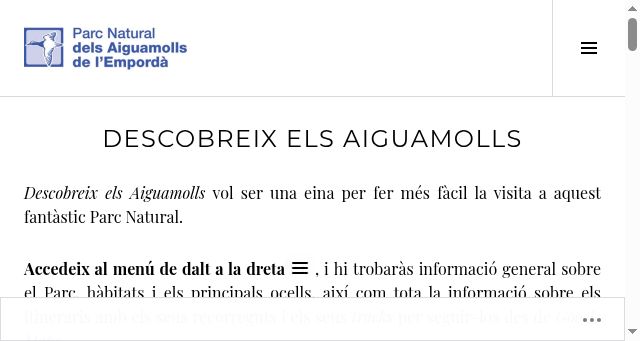 Screenshot of aiguamollsdelemporda.cat