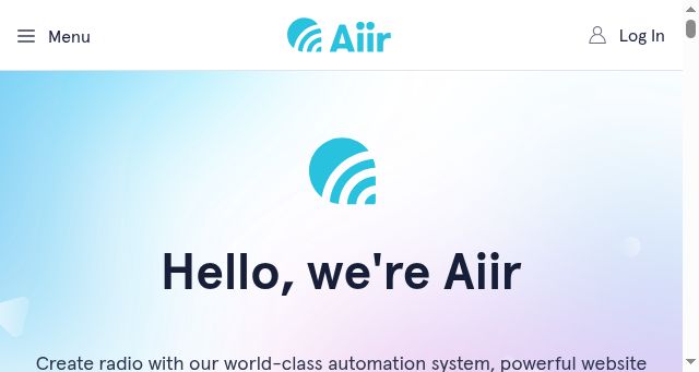 Screenshot of aiir.com