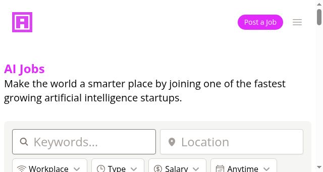 Screenshot of aijobs.app