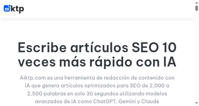 Screenshot of aiktp.com