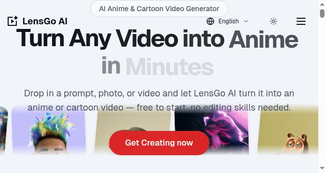 Screenshot of ailensgo.com
