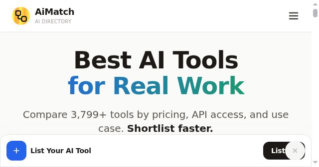 Screenshot of aimatch.pro