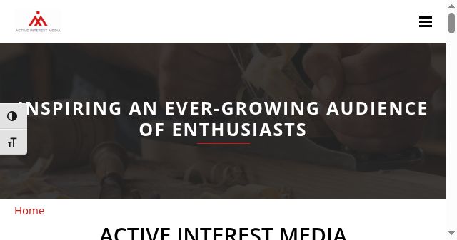 Screenshot of aimmedia.com