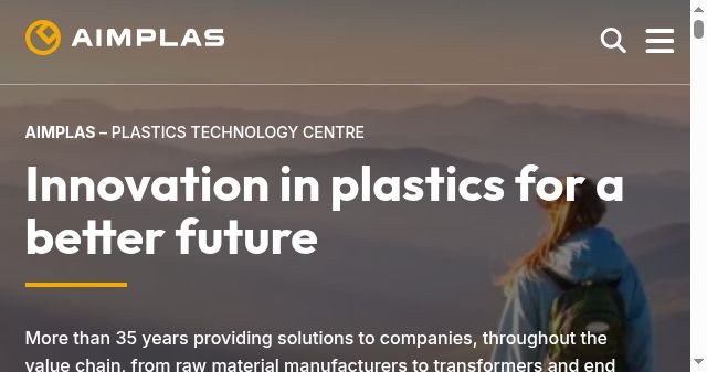 Screenshot of aimplas.net