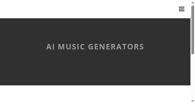 Screenshot of aimusicgenerators.online