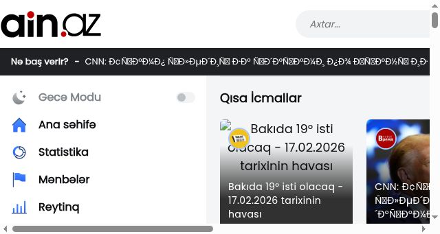 Screenshot of ain.az