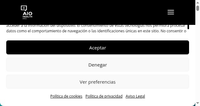 Screenshot of aiohealthpro.com