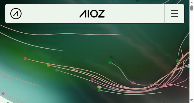 Screenshot of aioz.network