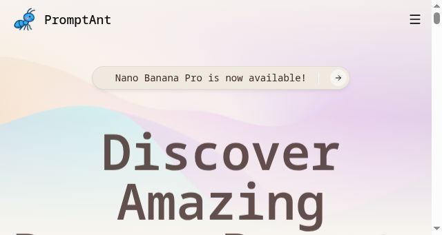 Screenshot of aipromptant.com