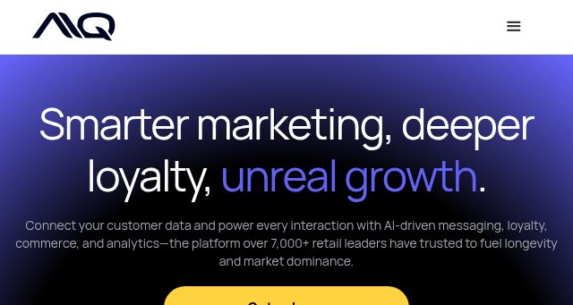 Screenshot of aiq.com