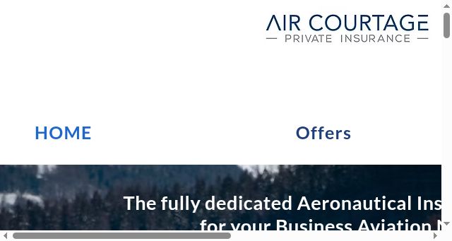 Screenshot of air-courtage.aero