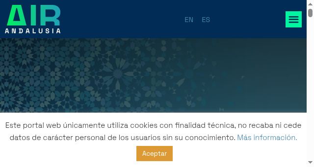Screenshot of airandalusia.es