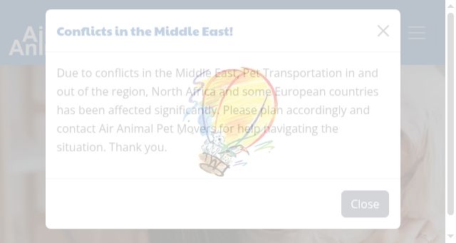Screenshot of airanimal.com