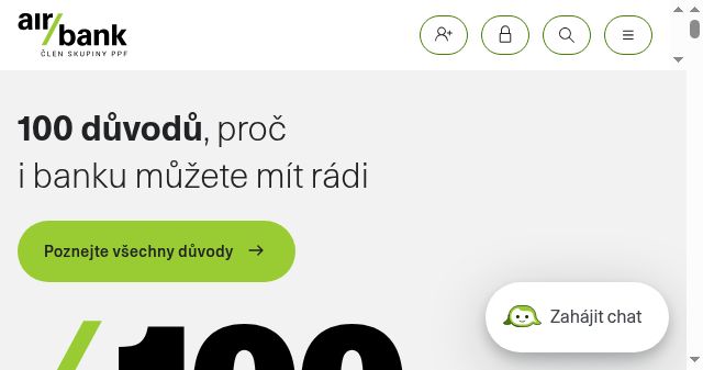 Screenshot of airbank.cz