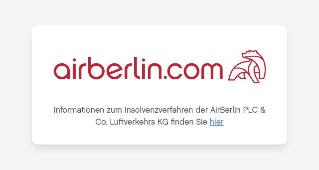Screenshot of airberlin.com
