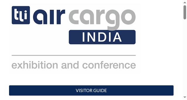 Screenshot of aircargoindia.aero