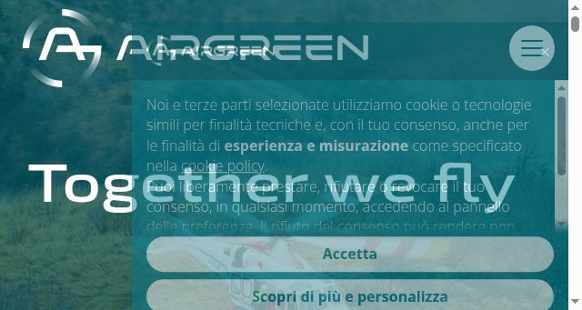 Screenshot of airgreen.it