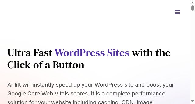 Screenshot of airlift.net