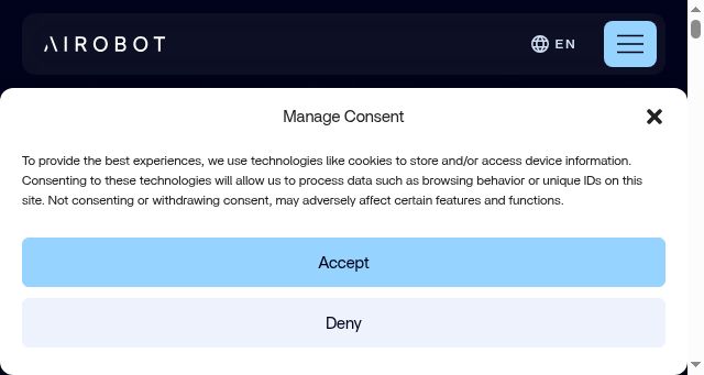 Screenshot of airobothome.com
