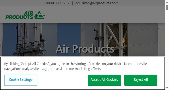 Screenshot of airproducts.expert