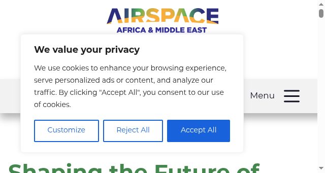 Screenshot of airspaceame.com