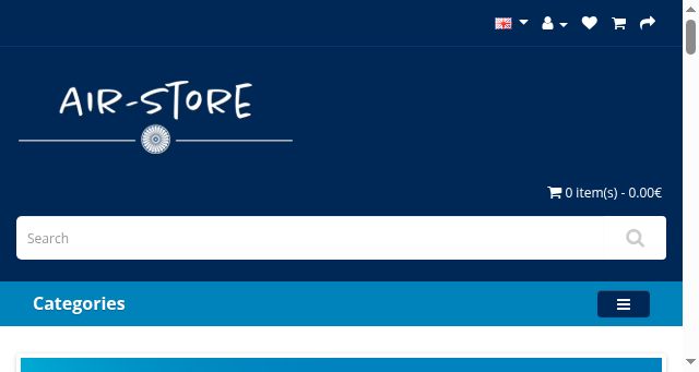 Screenshot of airstore.pt