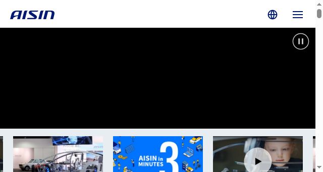 Screenshot of aisin.com