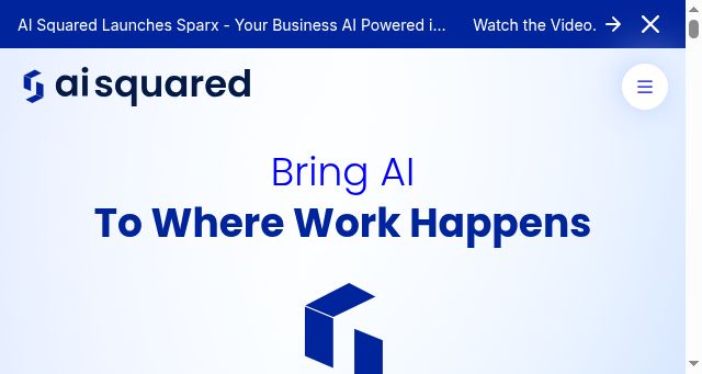 Screenshot of aisquared.ai