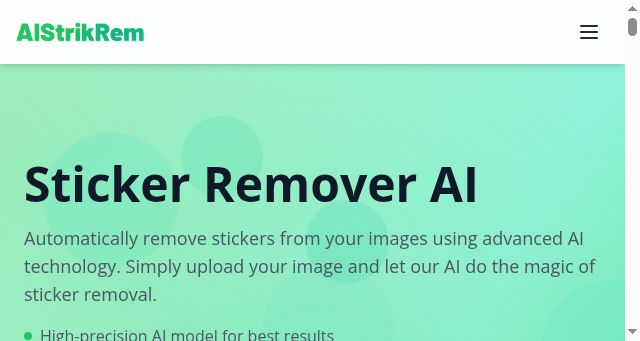 Screenshot of aistrikrem.com