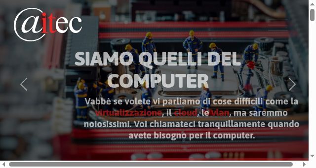 Screenshot of aitec.it