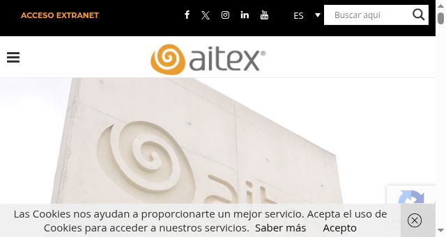 Screenshot of aitex.es