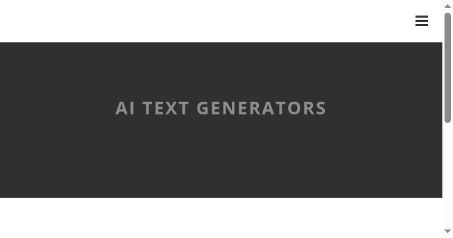 Screenshot of aitextgenerators.online