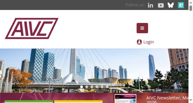 Screenshot of aivc.org