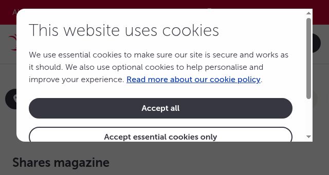 Screenshot of ajbell.co.uk