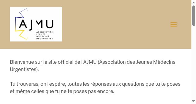 Screenshot of ajmu.fr