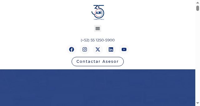 Screenshot of ajrmexico.com