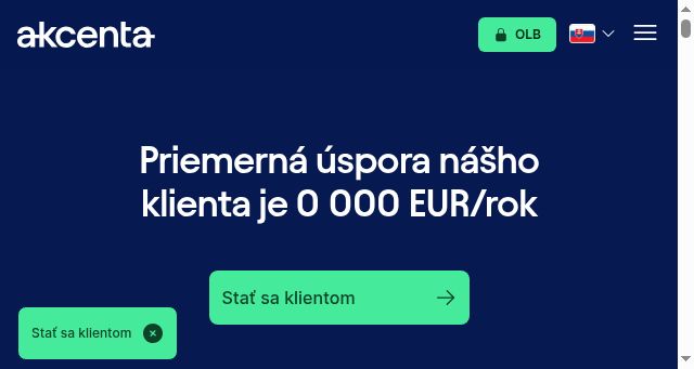Screenshot of akcenta.sk