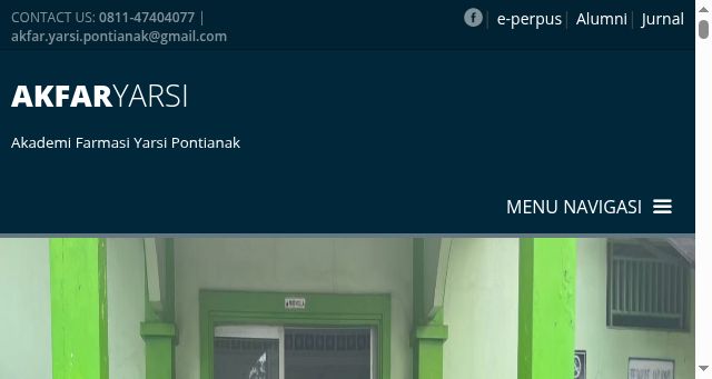 Screenshot of akfaryarsiptk.ac.id