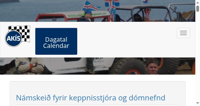 Screenshot of akis.is