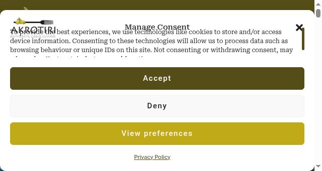 Screenshot of akrotirimilos.gr